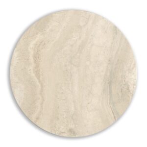 Gold Travertine | Circular | 600 | Slim | 12mm