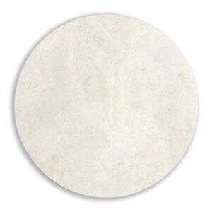 Travertino Minimal White | Circular | 700 | Slim | 12mm