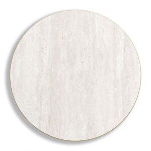 Travertine Chiaro | Circular | 750 | Edge | 32mm