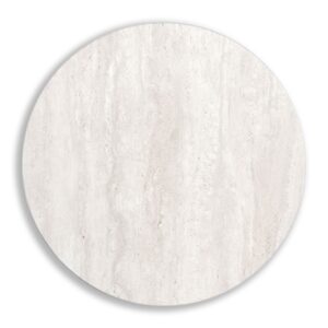 Travertine Chiaro | Circular | 750 | Solid | 20mm