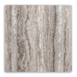Travertine Silver Grey | Square | 600x600 | Slim | 12mm