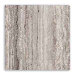 Travertine Silver Grey | Square | 700x700 | Slim | 12mm